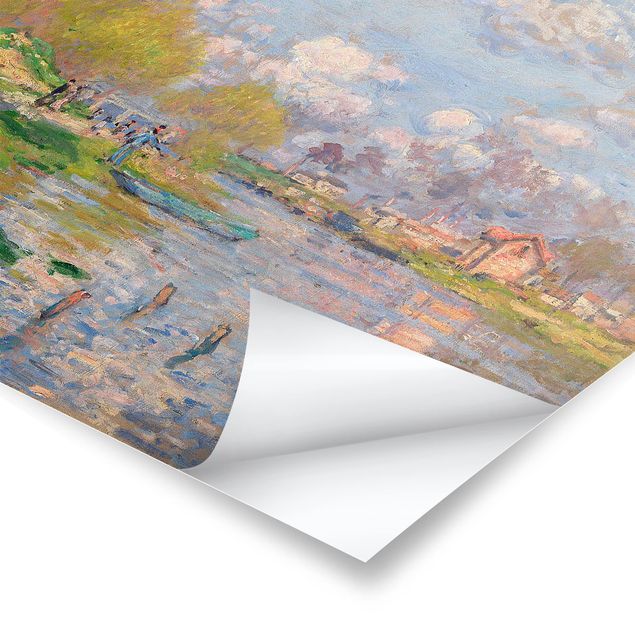 Contemporary art prints Claude Monet - Spring On The Seine