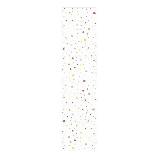 Patterned curtain panels No.YK34 Colourful Stars