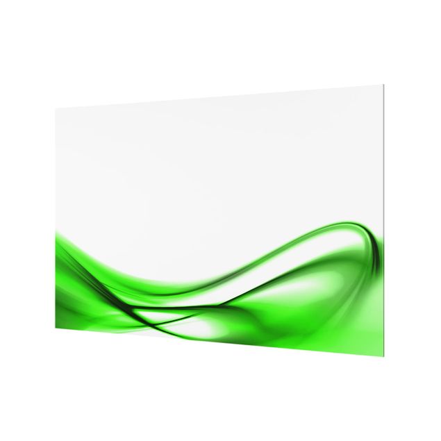 Glass Splashback - Green Touch - Landscape 2:3