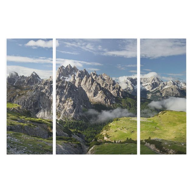 Modern art prints Italian Alps