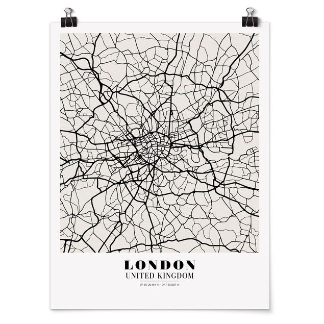 Printable world map London City Map - Classic