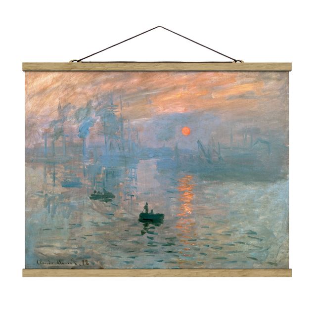 Prints landscape Claude Monet - Impression (Sunrise)