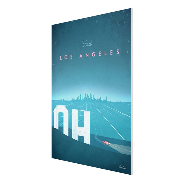 Prints vintage Travel Poster - Los Angeles