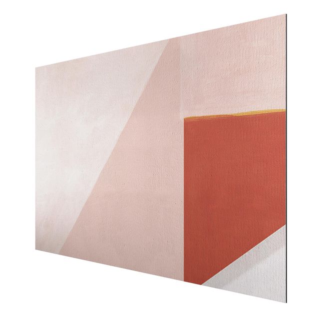 Modern art prints Pink Geometry