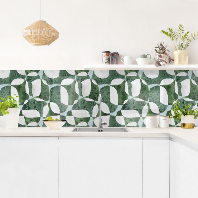 Adhesive films Living Stones Pattern In Green