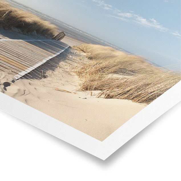 Contemporary art prints Baltic Sea Beach