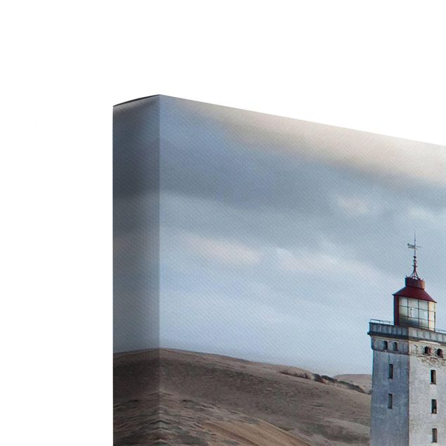 Beach canvas art Lighthouse In Denmark