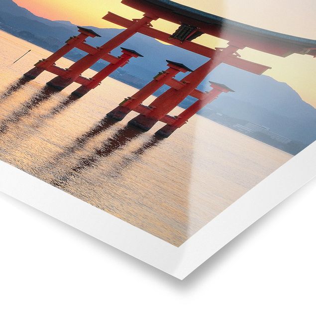 Prints modern Torii At Itsukushima