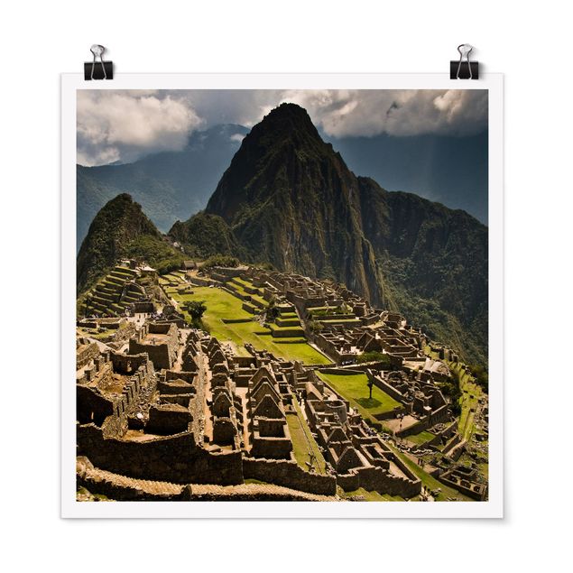 Mountain prints Machu Picchu