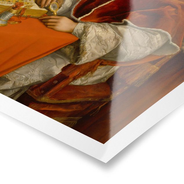 Prints modern Raffael - Portrait of Pope Leo X