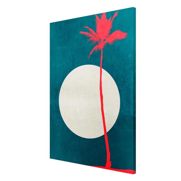 Magnet boards flower Palm Tree Carribean