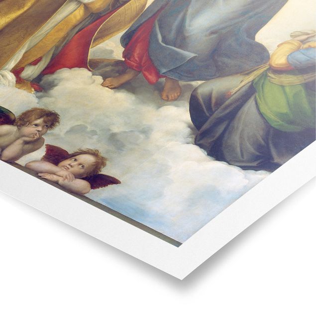 Posters art print Raffael - The Sistine Madonna
