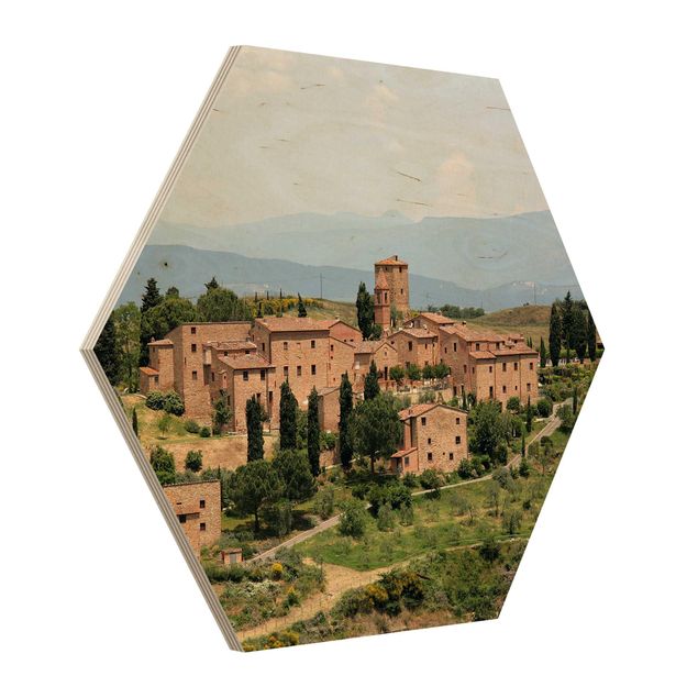Wooden hexagon - Charming Tuscany