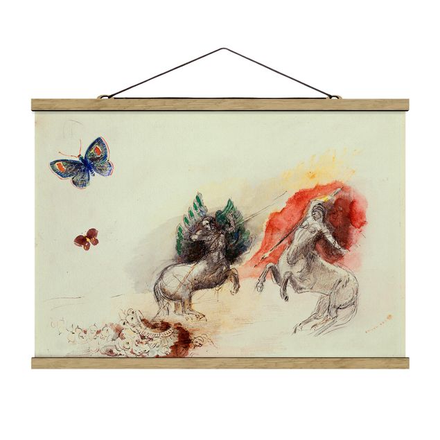 Canvas art Odilon Redon - Battle of the Centaurs