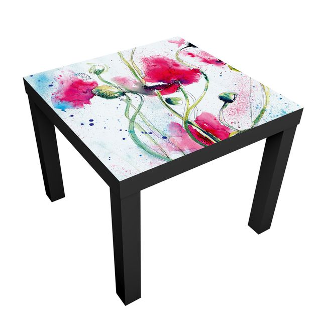 Adhesive films for furniture Painted Poppies