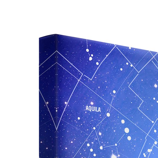 Canvas wall art Stelar Constellation Star Chart