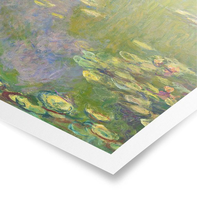 Posters art print Claude Monet - Green Waterlilies