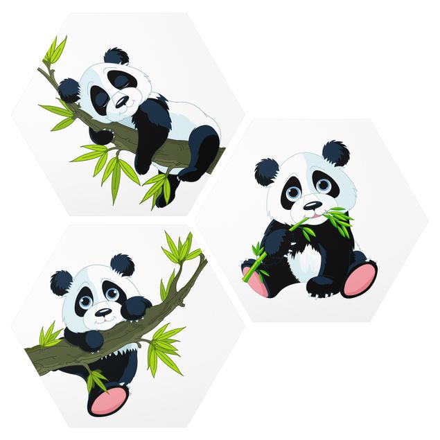 Prints animals Panda set
