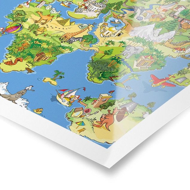 Prints Great and Funny Worldmap