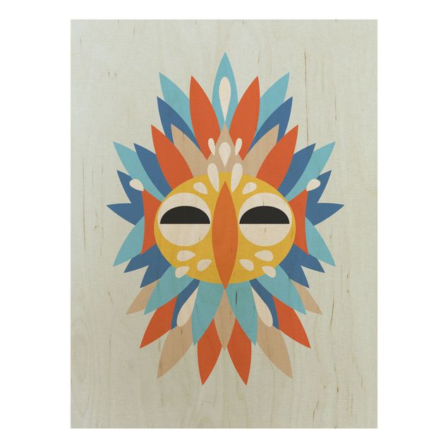MUAH Collage Ethnic Mask - Parrot