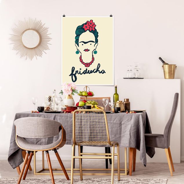 Art posters Frida Kahlo - Friducha