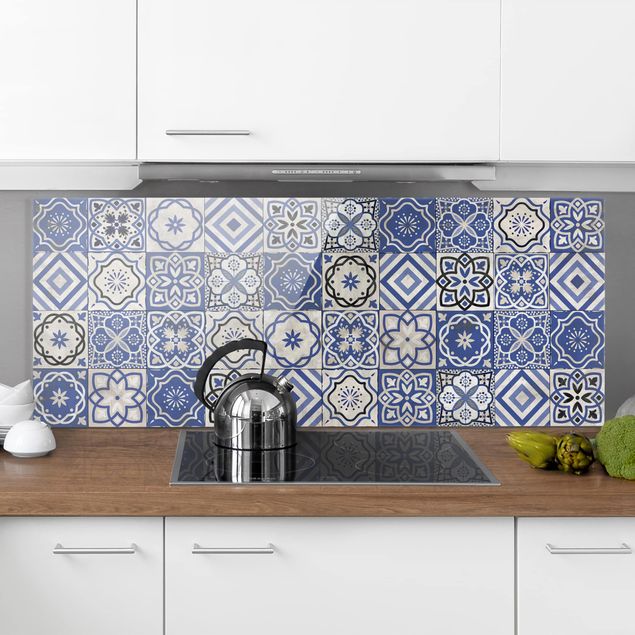 Kitchen Mediterranean Tile Pattern