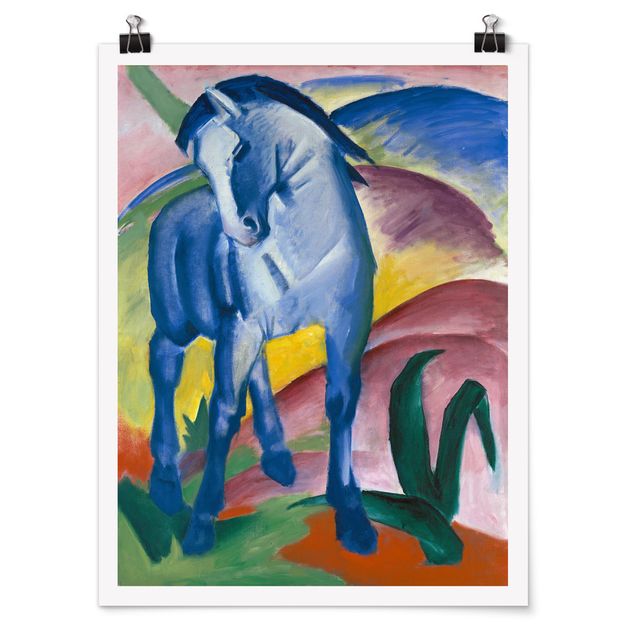 Horse canvas Franz Marc - Blue Horse I