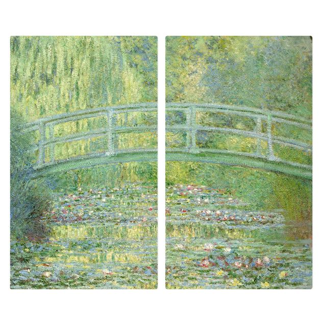Glass stove top cover Claude Monet - Japanese Bridge