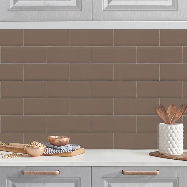 Kitchen Ceramic Tiles Grey Brown