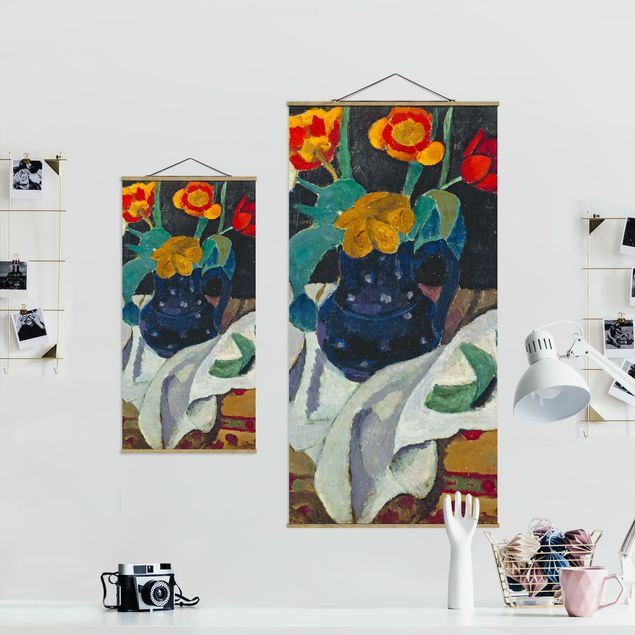 Floral prints Paula Modersohn-Becker - Still Life with Tulips