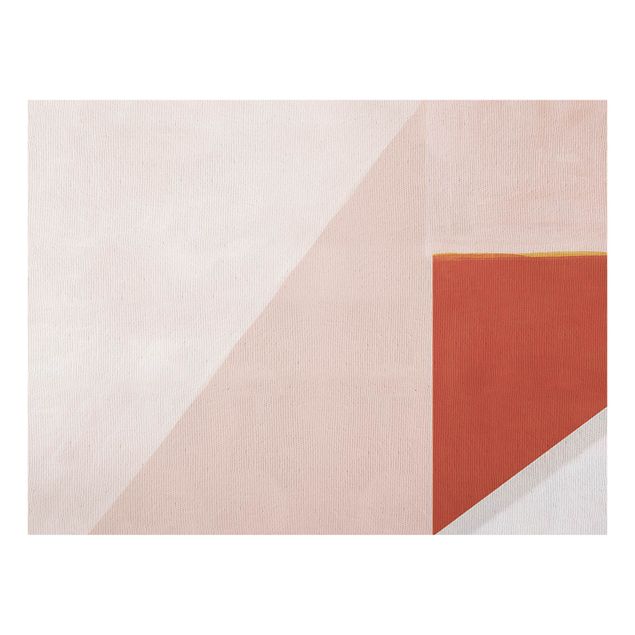 Splashback - Pink Geometry  - Landscape format 4:3