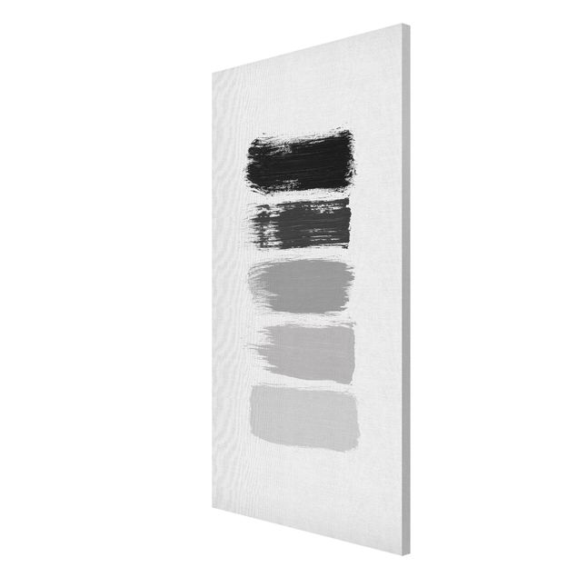 Contemporary art prints Stripes in Black And Grey