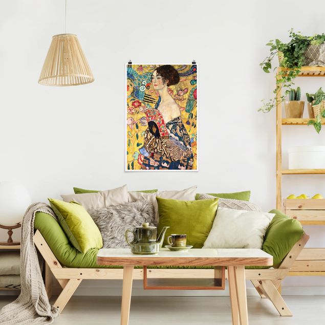 Art styles Gustav Klimt - Lady With Fan