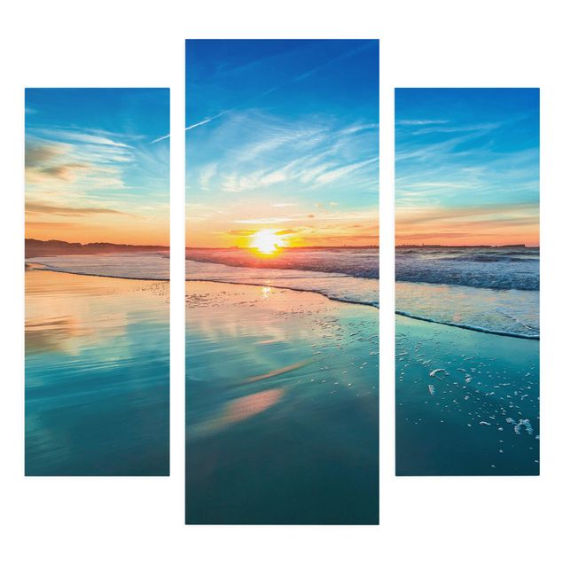 Canvas prints sea Romantic Sunset By The Sea