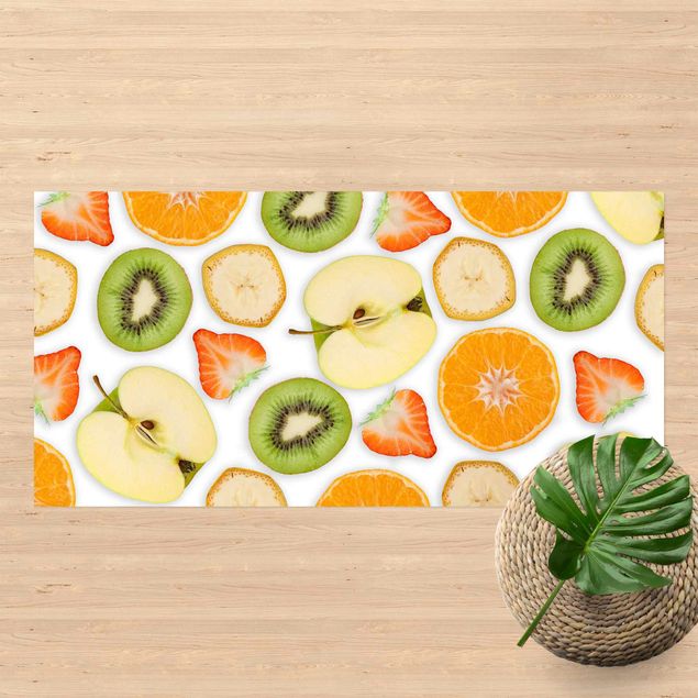 outdoor patio rugs Colourful Fruit Mix