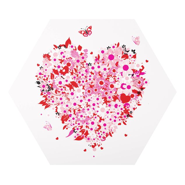 Forex prints Floral Retro Heart