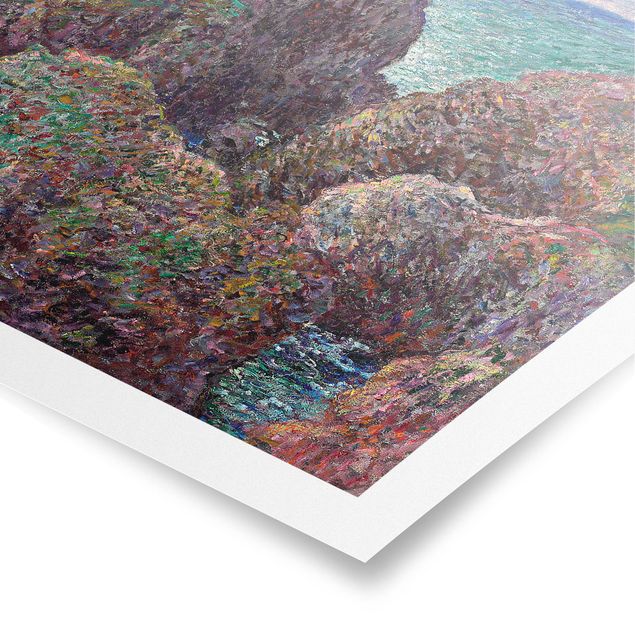 Prints landscape Claude Monet - Group of Rocks at Port-Goulphar