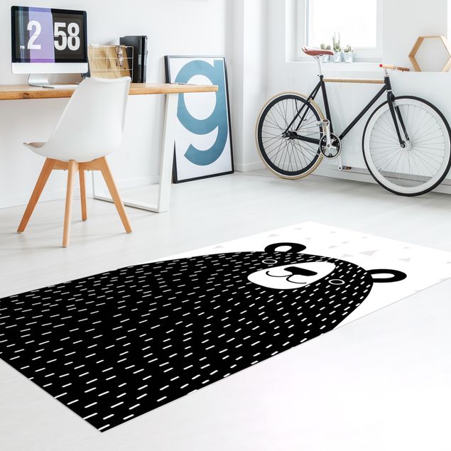 outdoor balcony rug Zoo With Patterns - Bear