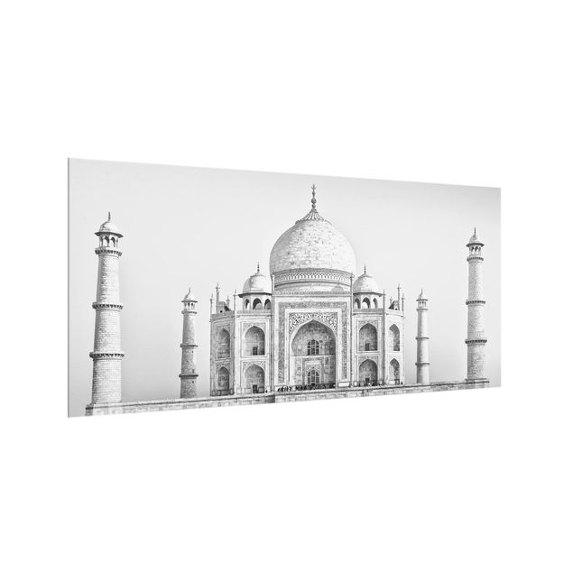 Glass splashback Taj Mahal In Gray