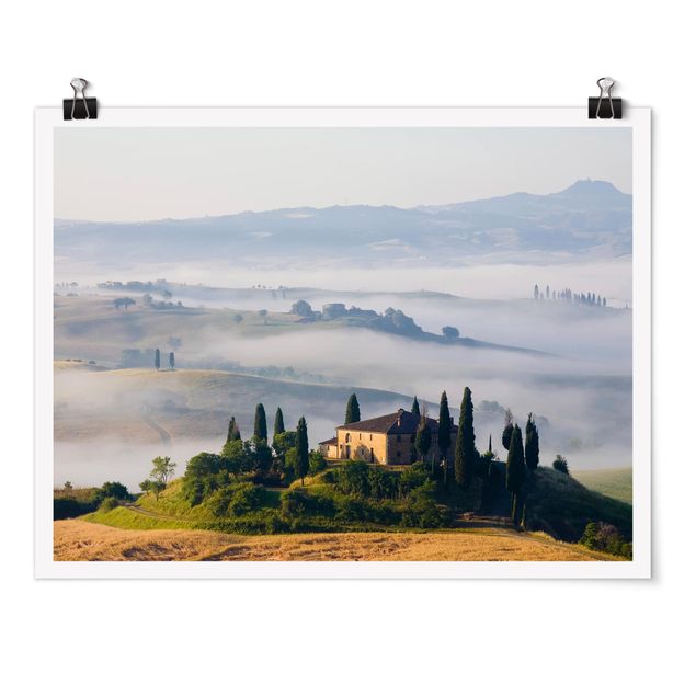 Landscape poster prints Country Estate In The Tuscany