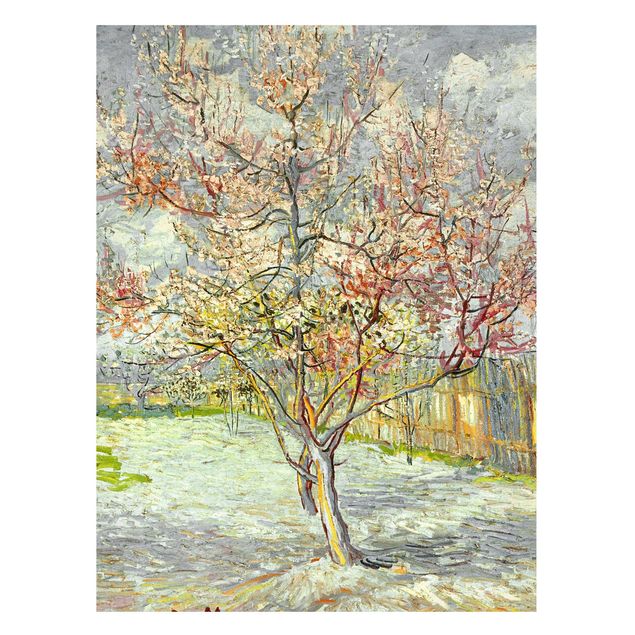 Pointillism artists Vincent van Gogh - Flowering Peach Trees