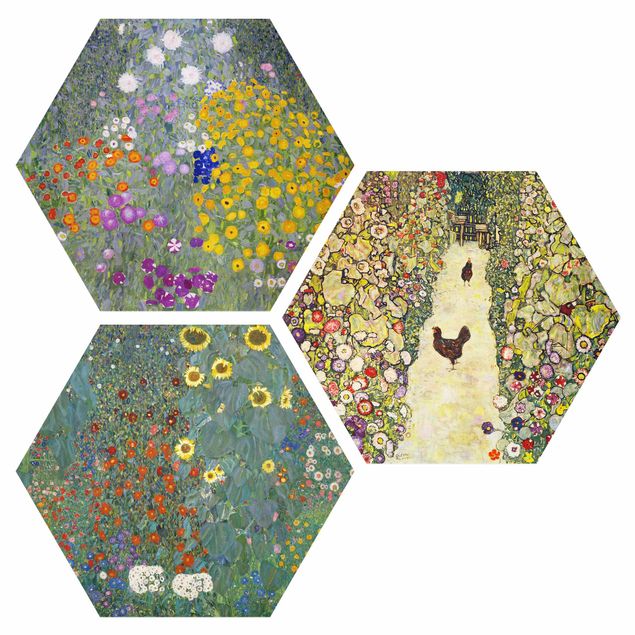 Art posters Gustav Klimt - In The Garden