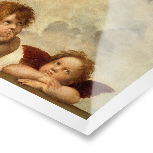 Modern art prints Raffael - Two Angels. Detail from The Sistine Madonna