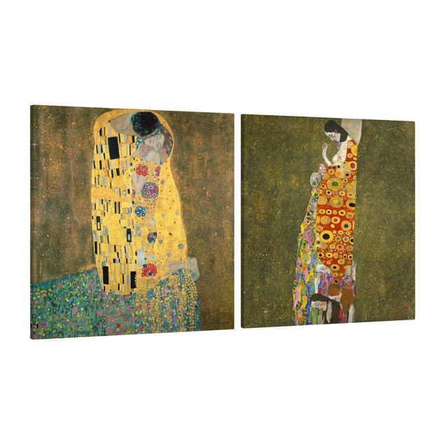 Art posters Gustav Klimt - Kiss And Hope