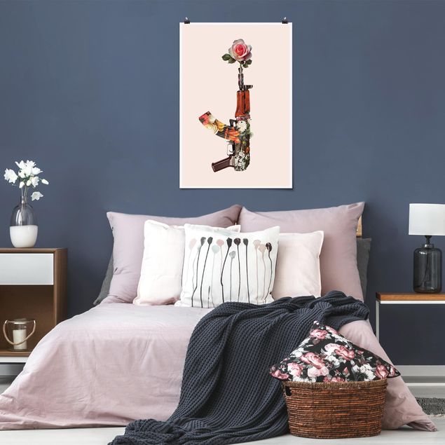Posters art print Weapon With Rose
