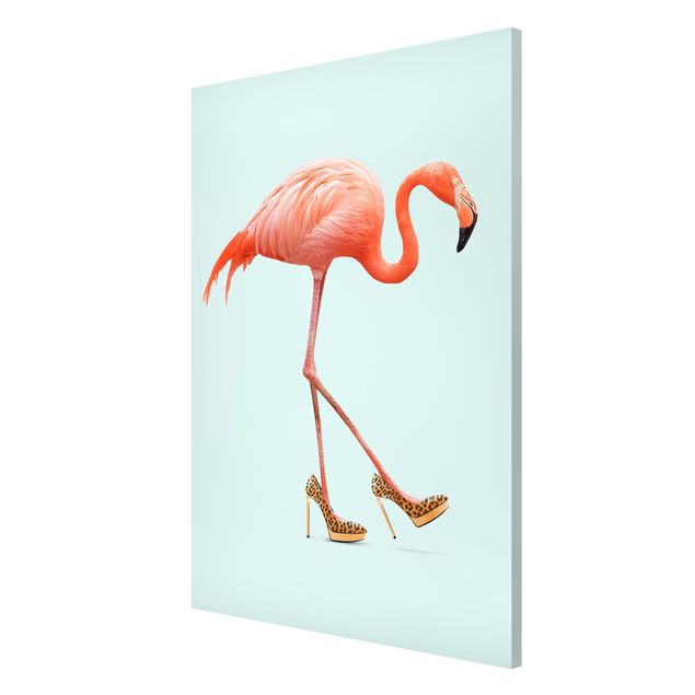Art posters Flamingo With High Heels