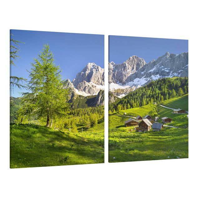 Tree print Styria Alpine Meadow