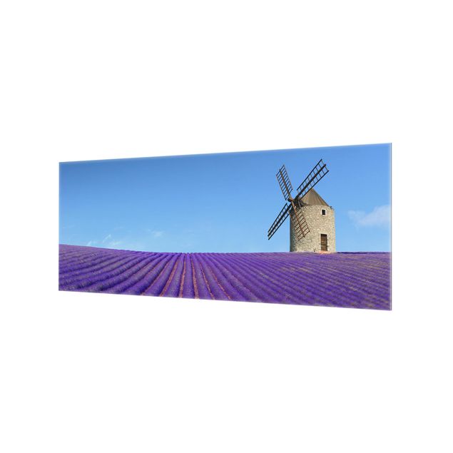 Glass Splashback - Lavender Fragrance In Provence - Panoramic