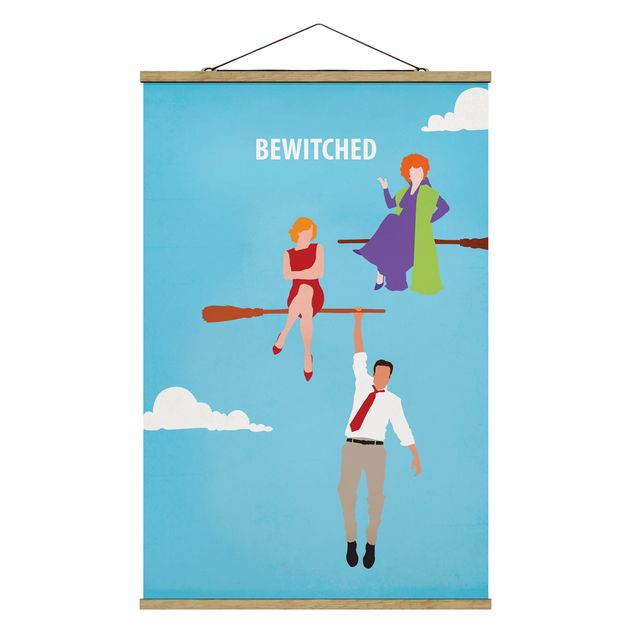 Prints portrait Film Poster Bewitched
