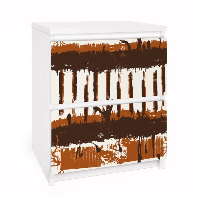 Adhesive films patterns Billy Bookshelf – Ethno Strips